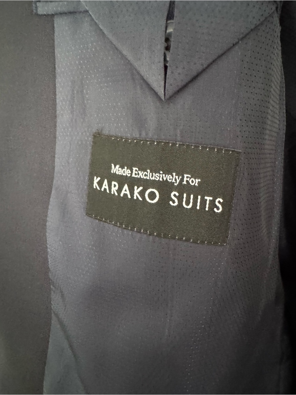 Michael Kors Dark Navy Two-Button Sport Suit - Picture 5 of 8